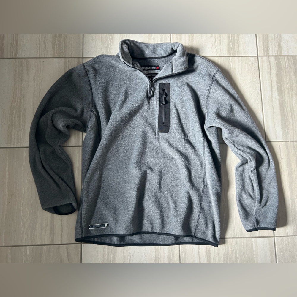 Sled-neck fleece sweater size‎ M